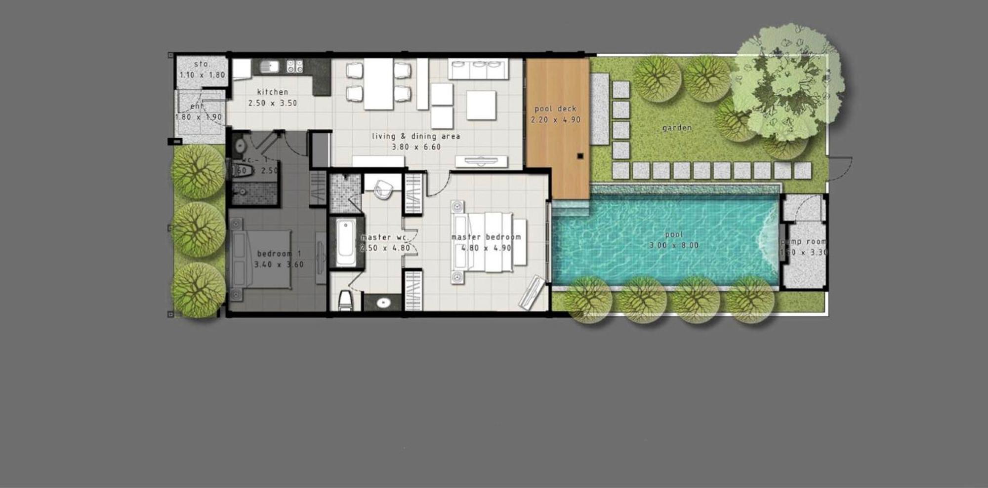 Two Bedroom Onyx Villa Nai Harn Kültér fotó
